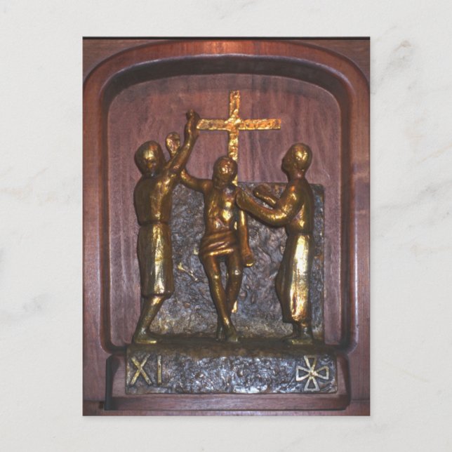 11th Station of the Cross Postcard (Front)
