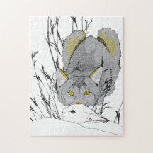 11x14 Lynx and Hare Puzzle for Colorblind People