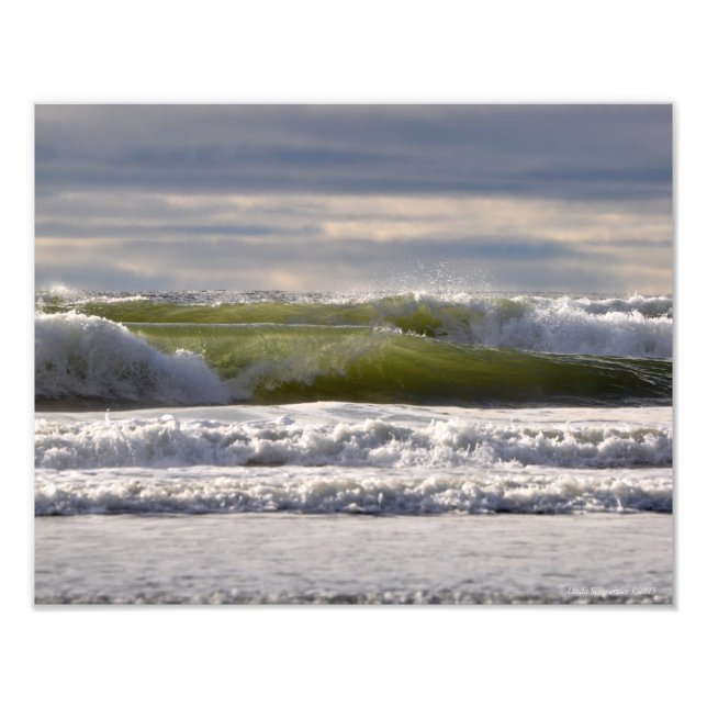 11X14 Pacific Ocean Waves! Photo Print (Front)