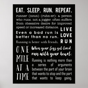 11x14 Running Inspiration Poster