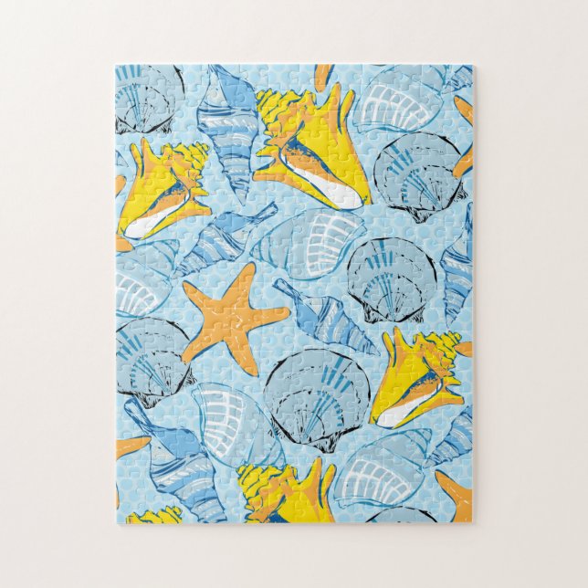 11x14 Shells Puzzle for Colorblind People (Vertical)