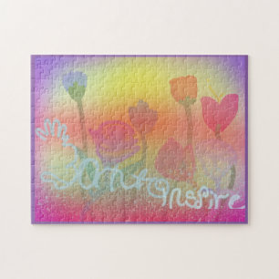 11x14 Springtime Puzzle with Gift Box