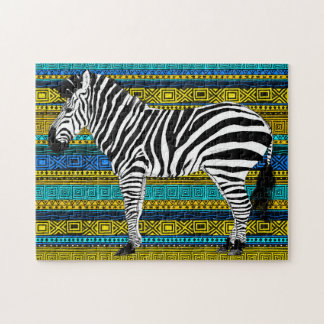 11x14 Zebra Puzzle for Colorblind People