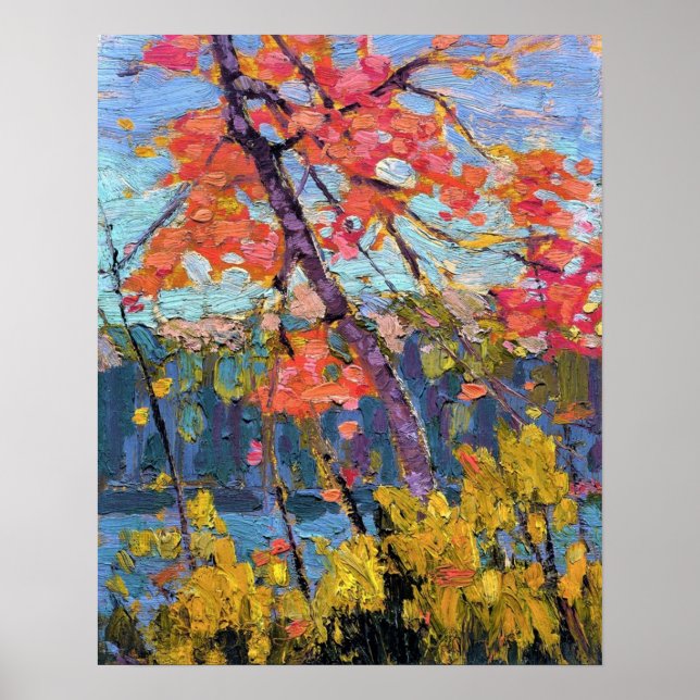 12000pixel500dpi  Tom Thomson  Twisted Maple  Digi Poster (Front)