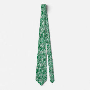 120115 - Forest Green on White Tie