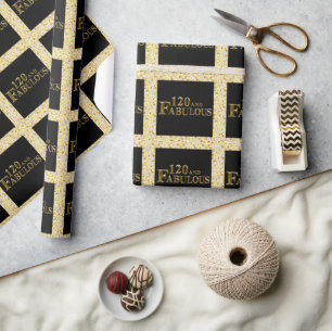 120 Birthday Wrapping Paper