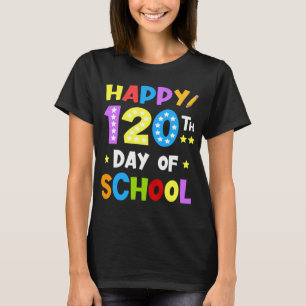 120 Days Of School 120th Day Teacher Student T-Shirt