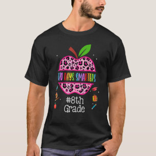 120 Days Smarter 120th Day School Leopard Happy 8t T-Shirt
