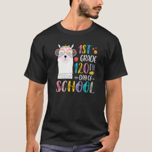 120th day of School No Prob Llama 120 Days Of 1st T-Shirt
