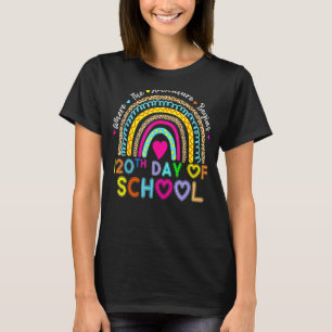 120th Day Of School Teacher 120 Days Smarter Rain T-Shirt