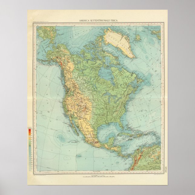 12122 North America Physical Poster (Front)