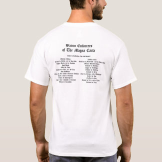 1215 A.D.™ The Magna Carta Baron Enforcers T-Shirt