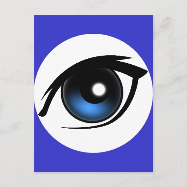 1216137653542424074narrowhouse_cartoon_eye postcard (Front)