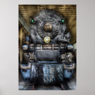 1218 - Norfolk Western, Class A - 1218 - Front Vie Poster