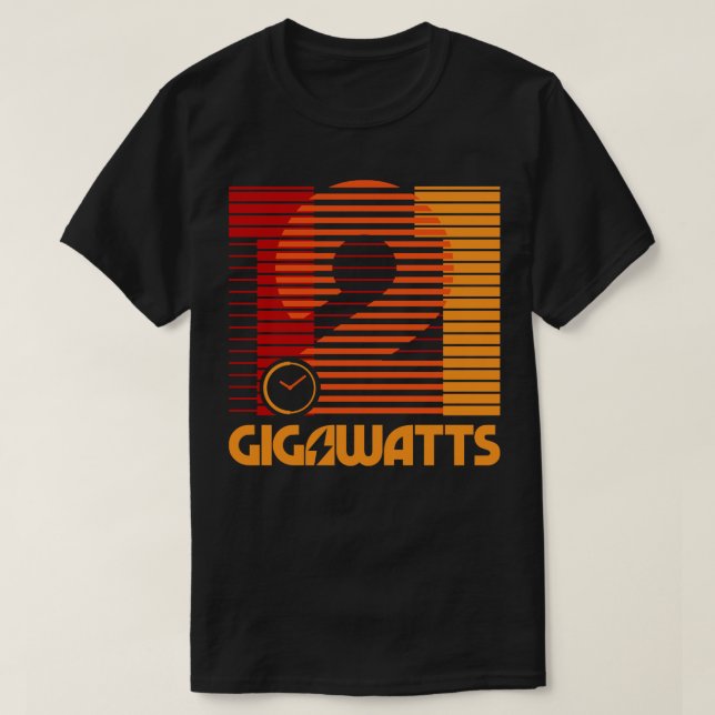 121 Gigawatts Minimal Design T-Shirt (Design Front)
