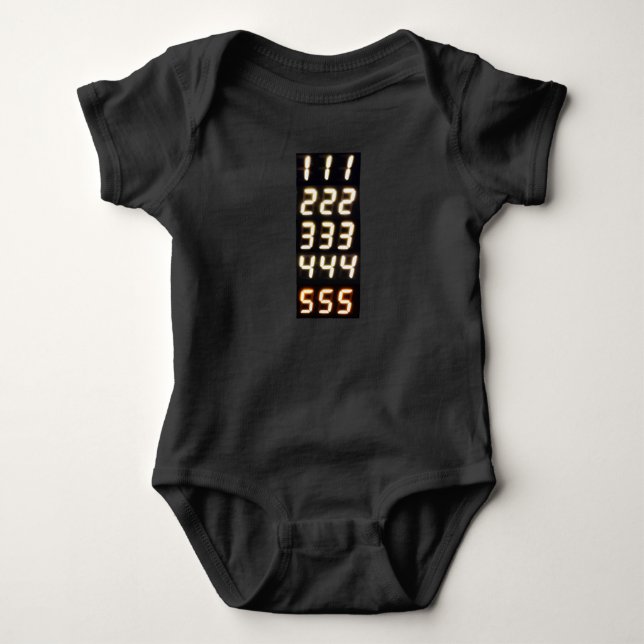 12345 baby bodysuit (Front)