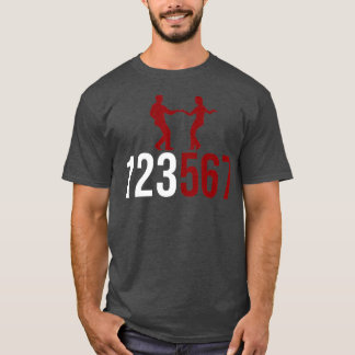 123 567 Salsa Lover Latin Salsa Dance  T-Shirt