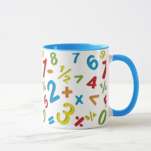 123 numbers math mug (Right)
