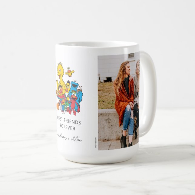 123 Sesame Street | Best Friends - Photo Coffee Mug (Front Right)