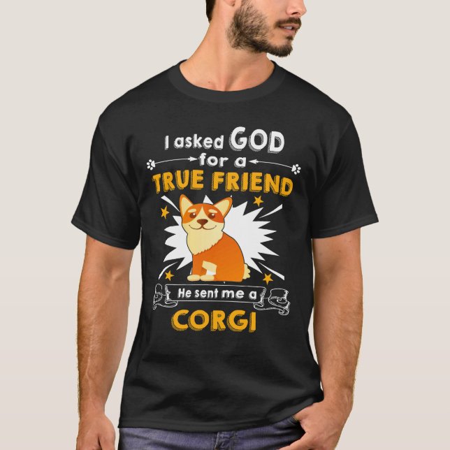124 He Sent Me A Corgi T-Shirt (Front)