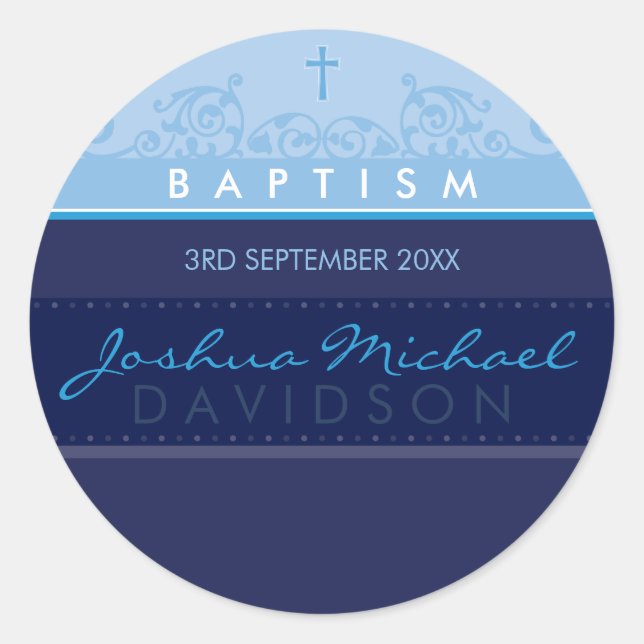 125 Suzi CUSTOM STICKER SEALS elegant navy blue (Front)