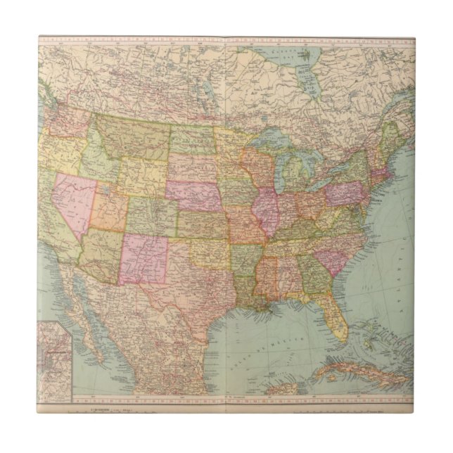 12728 United States Ceramic Tile (Front)