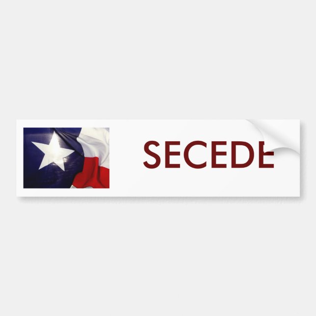 127335585_1229410705, SECEDE BUMPER STICKER (Front)