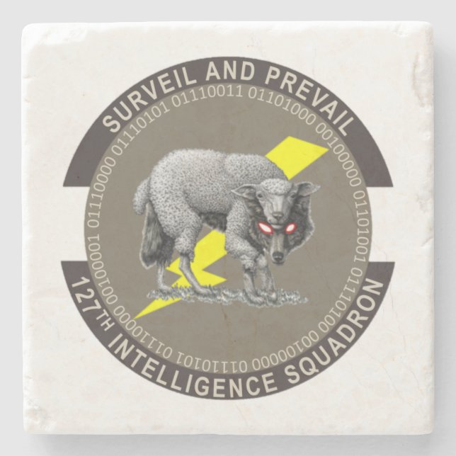 127 Morale Stone Coaster (Front)