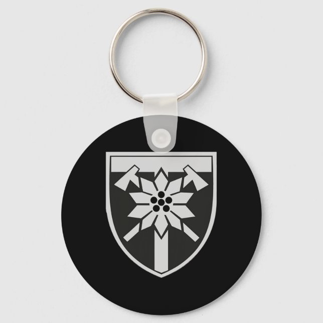 128th Mountain Ault Brigade (ukraine) Ukrainian Mi Key Ring (Front)
