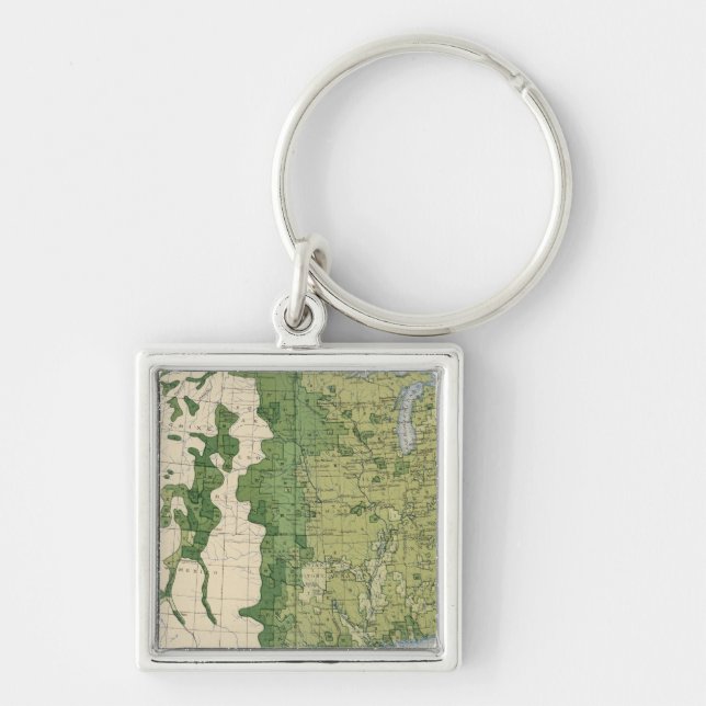 129 Size of farms 1900 Key Ring (Front)