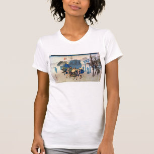 12. 三島宿, 広重 Mishima-juku, Hiroshige, Ukiyo-e T-Shirt