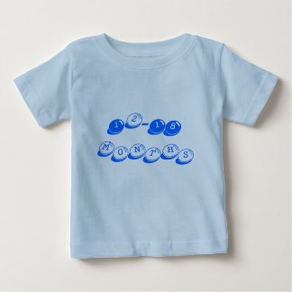 '12-18 months'  blue candy t-shirt