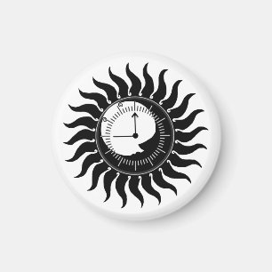 12:45 Celestrial Clock Magnet