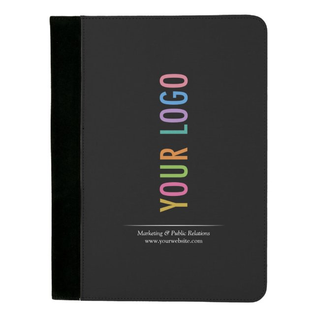 12.5" x 9.5" Custom Padfolio with Logo No Minimum (Front)