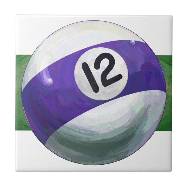 12 Ball Ceramic Tile (Front)