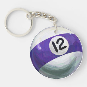 12 Ball Key Ring