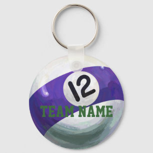 12 Ball Key Ring