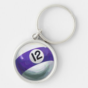 12 Ball Key Ring