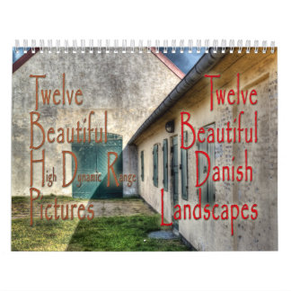 12 beautiful danish landscapes Calendar