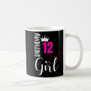 12 birthday girl happy 12th birthday coffee mug