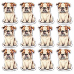 12 Bulldog Puppies