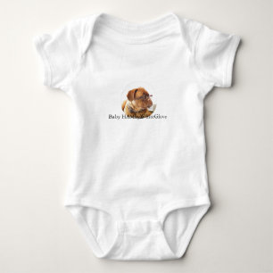 12 Colours - Bulldog Infant HambyWhite Glove snap Baby Bodysuit