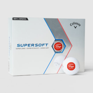 12 Custom Logo Photo Callaway Supersoft Golf Balls