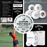 12 Custom Photo Logo Callaway Supersoft Golf Balls<br><div class="desc">Design, create, make your own custom personalised Callaway Supersoft Golf Balls (box of 12 - large pack) with your logo or photo plus contact details designed from an easy to use template. These fully customisable gift and promotional golf balls allow you to easily personalise with your logo, photo or design,...</div>