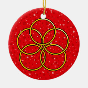 12 Days of Christmas Ceramic Tree Decoration