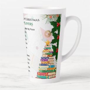 12 Days of Christmas for Book Lovers Latte Mug