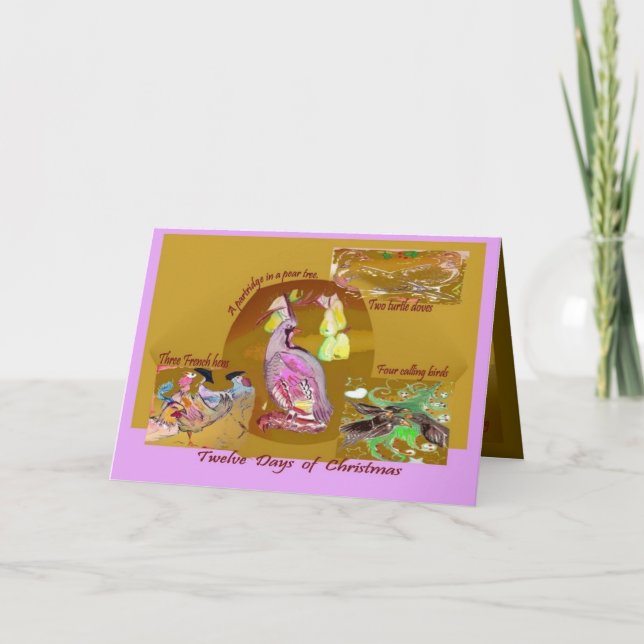 12 Days of Christmas greeting card (Front)