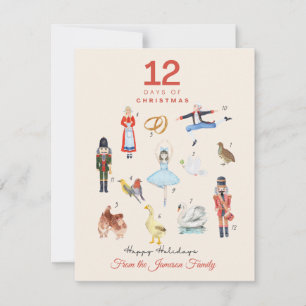 12 Days of Christmas Holiday Card