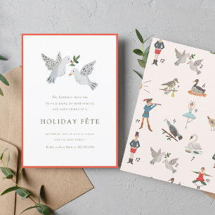 12 Days of Christmas Holiday Party Invitations