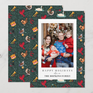 12 Days of Christmas House Holiday Family Photo